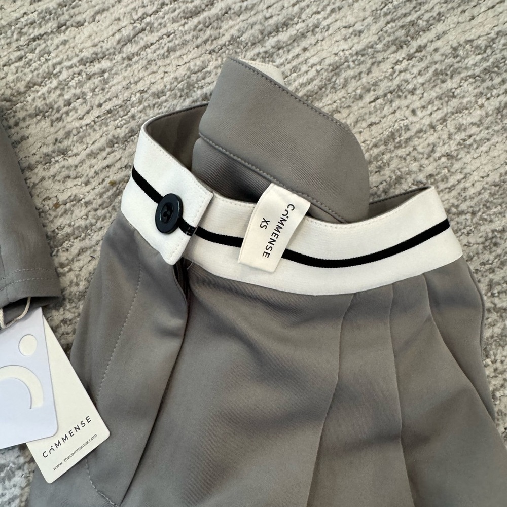 2 piece set- Tube Top and Contrast Waistband Pants Set - Picture 9 of 12